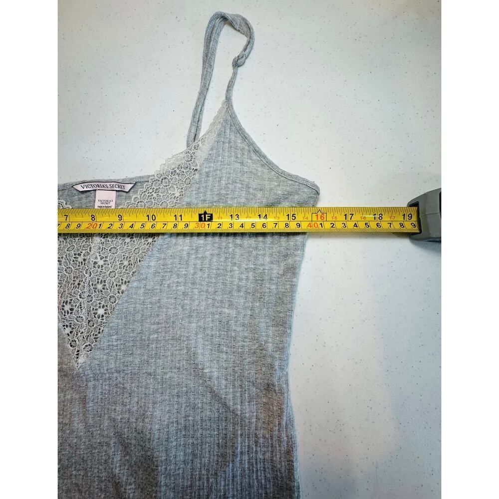 Victoria’s Secret Y2K Lace Trim Soft Babydoll Adjustable Camisole Tank Top XS - Picture 4 of 12